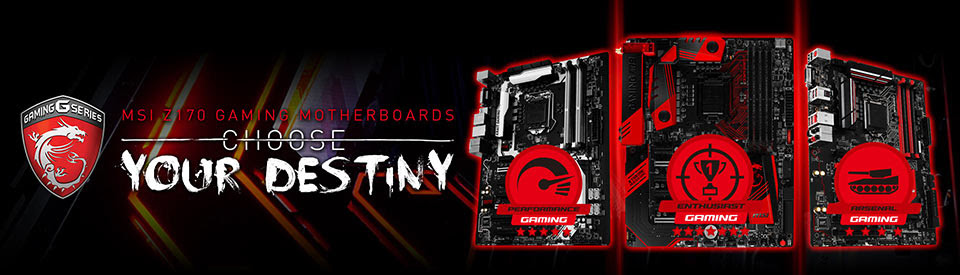 MSi Z170 banner